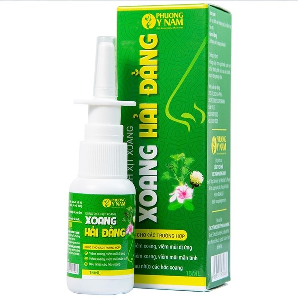 Dung dịch xịt xoang Xoang Hải Đằng Phương Y Nam giảm viêm xoang 15ml