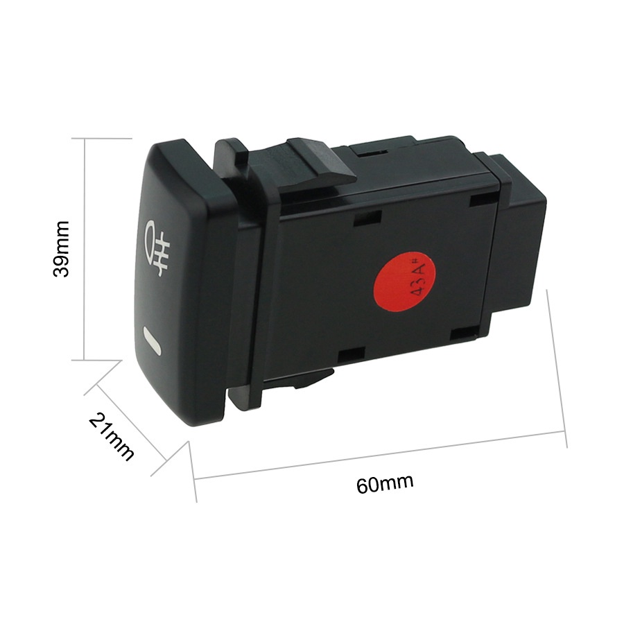 Nút Công Tắc Đèn Pha Sương Mù Dùng Cho Xe Ô Tô Toyota Camry Prius Corolla DC12V 4 Dây Chuyên Dụng