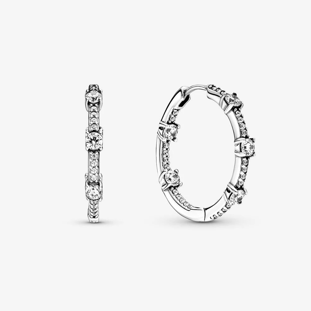 Khuyên tai nữ CDE Hoops Timeless Earrings CDE3032 - Khuyên tai bạc cao cấp S925 ALE