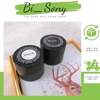 Gel nhện đen trắng, nhũ vàng, nhũ bạc♥️