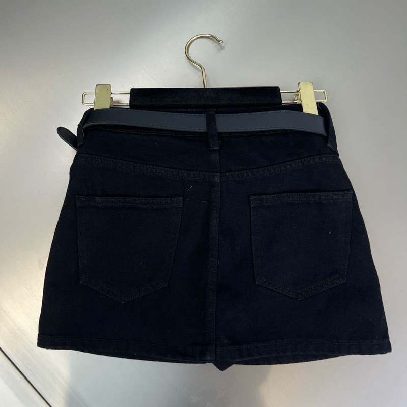 CHÂN VÁY JEAN DENIM KÈM BELT PADA HÀNG QC CAO CẤP