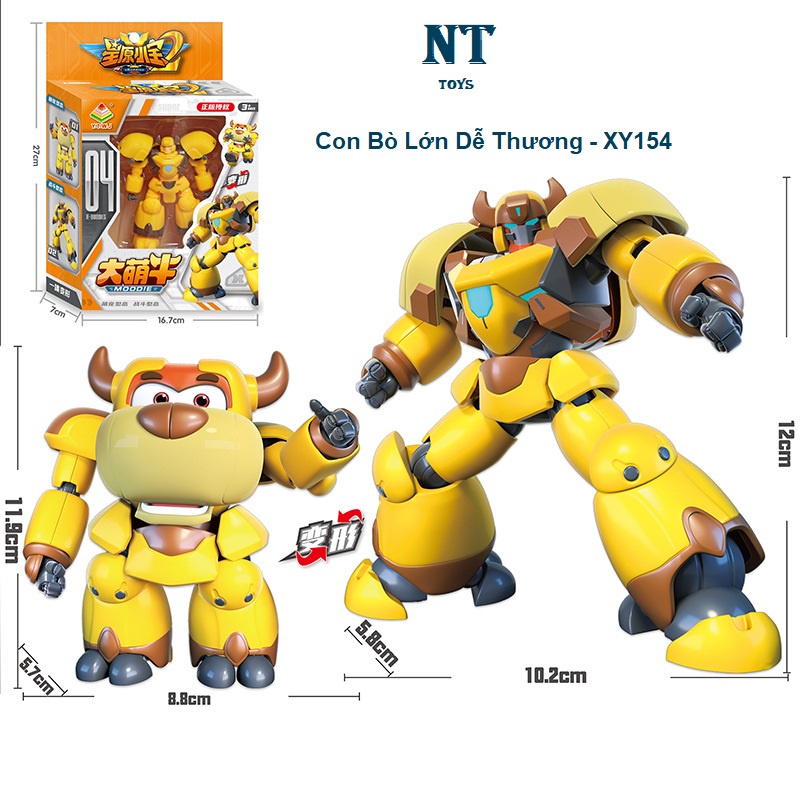 Đồ Chơi Robot Biến Hình Kong Xingbao Rùa Xanh Biển, Ếch Hạnh Phúc