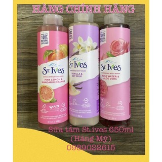 Sữa tắm siêu dưỡng da cao cấp st ives 650ml hsd 2025