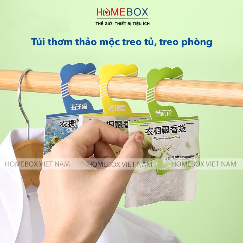 Túi thơm thảo mộc tinh dầu tự nhiên treo phòng, túi thơm treo tủ quần áo - ảnh sản phẩm 1