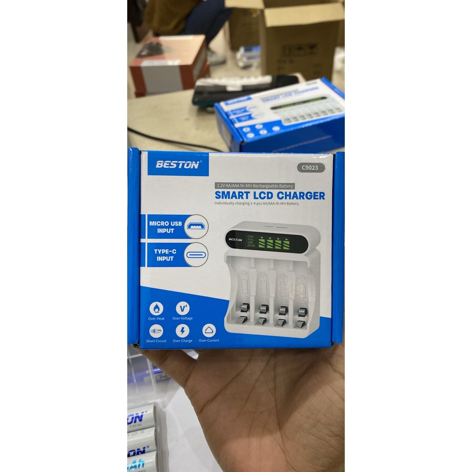 Pin sạc AA Loại 2000mAh và 3000mAh BESTON cho micro Karaoke, đồ điện tử