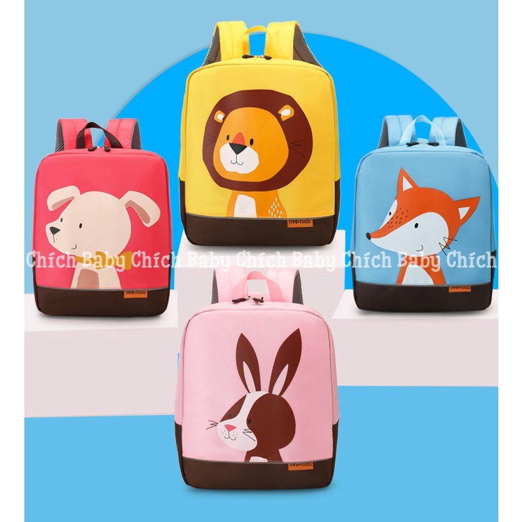 🦁🦁 [𝗛𝗔̀𝗡𝗚 𝗠𝗢̛́𝗜 𝟮𝟬𝟮𝟱 - 𝗚𝗜𝗔́ 𝗧𝗢̂́𝗧] Balo đi học màu hồng / vàng 29*24*10cm cho bé trai/ gái (2-5 tuổi