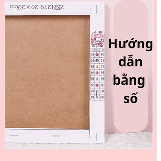 Tranh đính đá size 30*30 cm