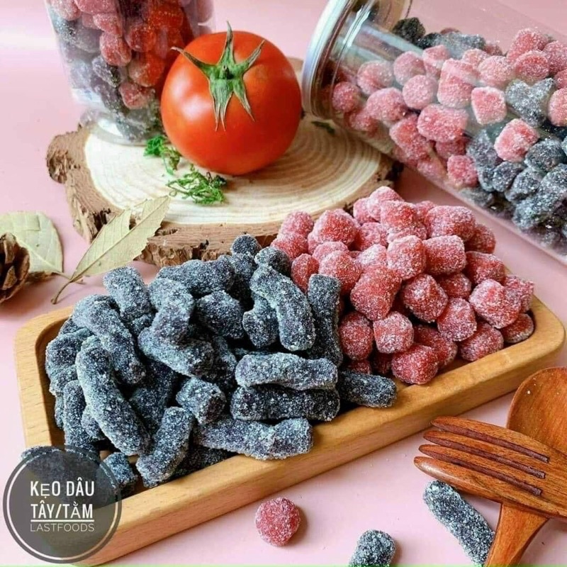 Kẹo Dâu Tây mix Dâu Tằm 410G