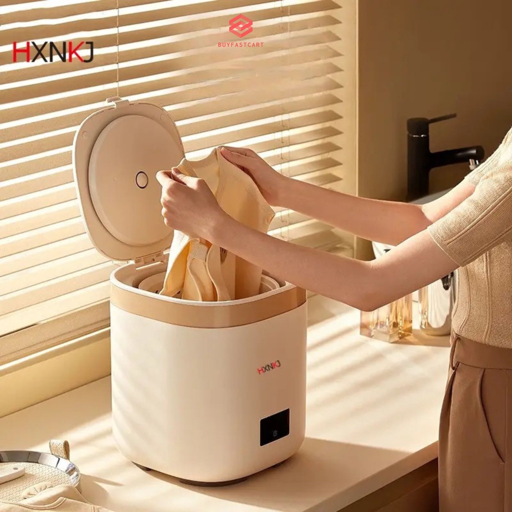 Máy giặt đồ lót mini thông minh Buyfastcart K1 loại nhỏ để bàn dành cho hộ gia đình, tự động khử trùng không cần lắp đặt