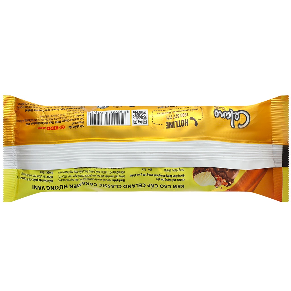 SET 10 QUE - Kem vani caramel Celano Passion classic cây 53g