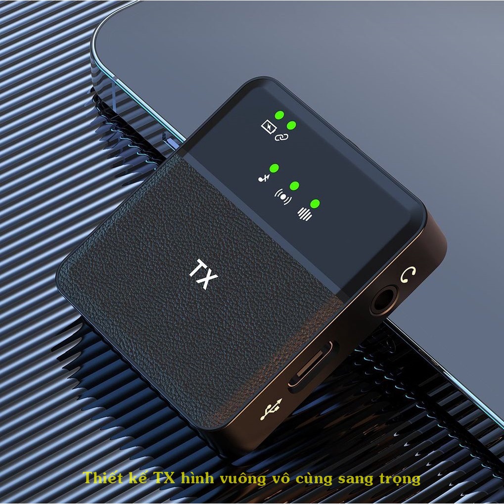 Micro thu âm không dây SMI-22/SMI-21 có hộp sạc quay video/live cho điện thoại Iphone/Androi