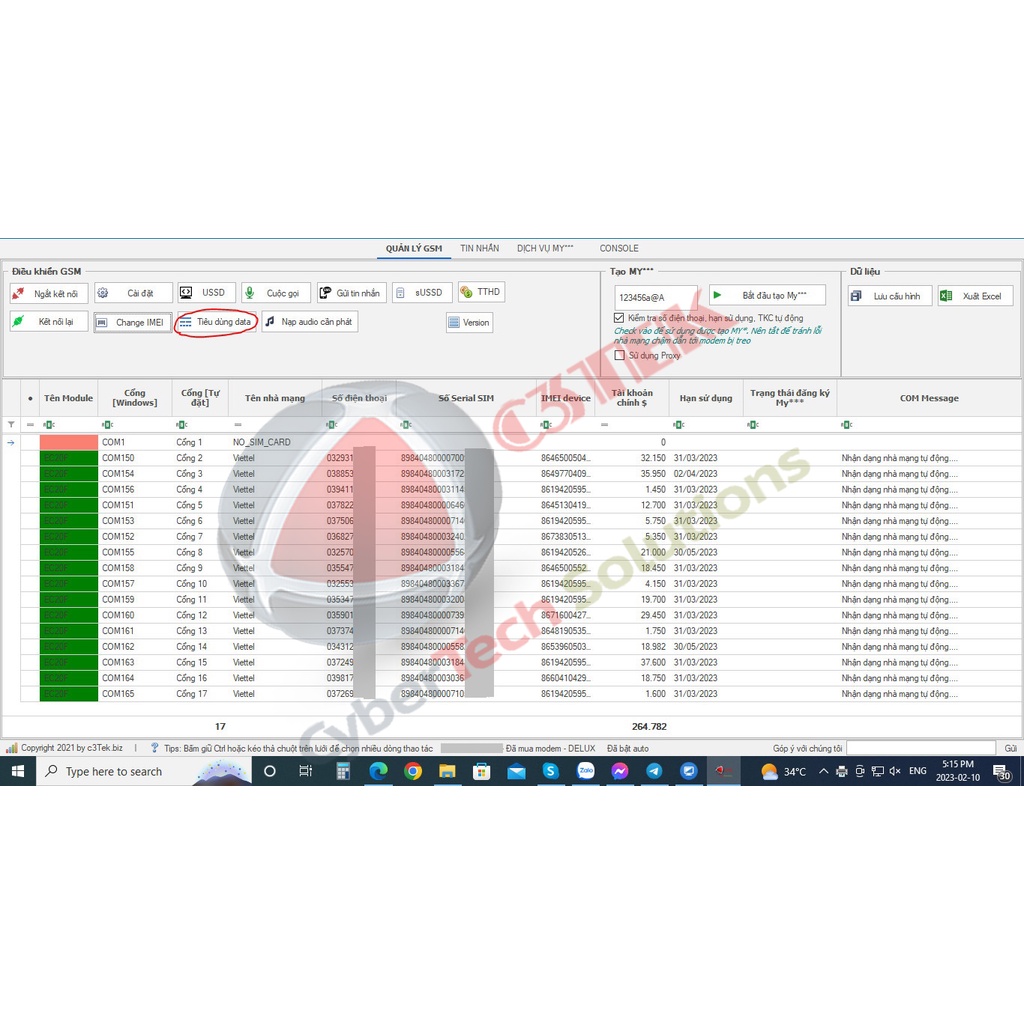 GSM Modem 16 - 32 Ports dùng để marketing và nhắn sms