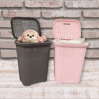🧺 Giỏ Nhựa Đan PP Nguyên Sinh – Đựng Quần Áo/Đồ Dùng 🎀🇰🇷 Phong Cách Hàn Quốc Premium HOMIE STORE