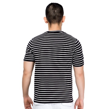 Áo Thun Nam Kẻ Sọc Tay Ngắn Áo Thun Tay Ngắn Cổ Tròn Nam Nữ 𝗔́𝗼 𝗞𝗲̉ 𝗦𝗼̣𝗰 Co Dản Thể Thao