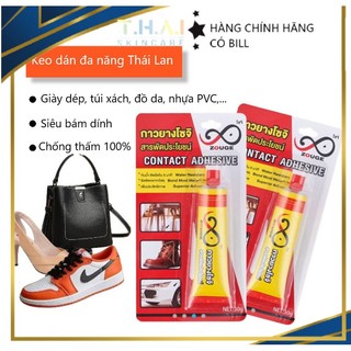 Keo dán siêu dính cho giày dép, túi xách, đồ da, nhựa PVC ZOUGE Contact Adhesive Thái Lan