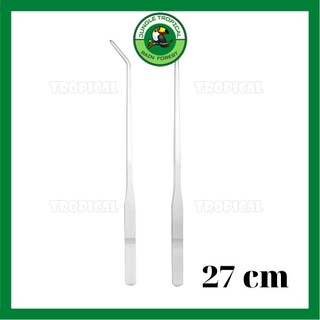 Nhíp inox mũi thẳng/cong 27 cm trồng cây thủy sinh - Nhíp không gỉ cắm cây, gắp thức ăn