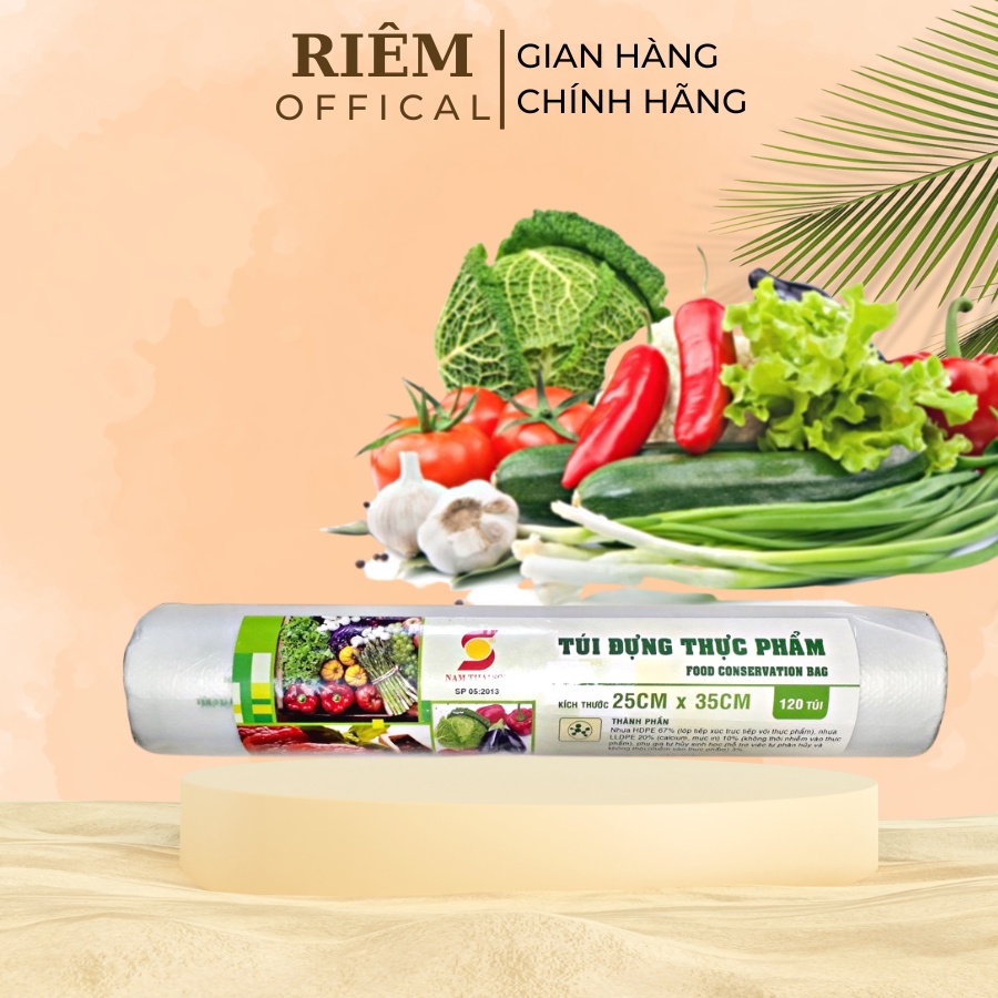 Túi Đựng Thực Phẩm Sinh Học Tự Huy An Toàn Cho Sức Khỏe Tiện Lợi RIEM