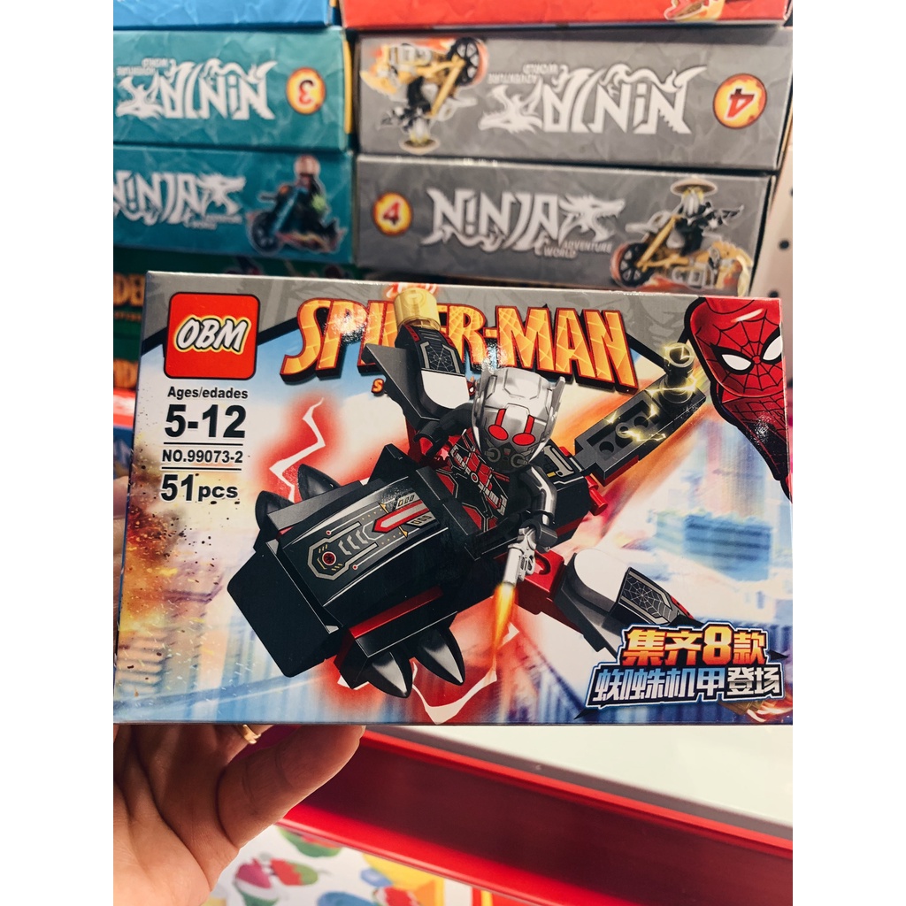 Bộ xếp hình siêu anh hùng, ninja, đồ chơi lắp ghép siêu nhân, xếp hình ninja cho bé