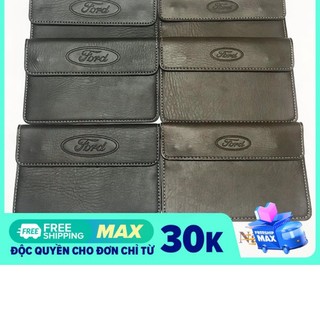 Ví Da Đựng Đăng Kiểm Giấy Tờ Ô Tô Xe Hơi Logo Hãng Ford Sang Trọng