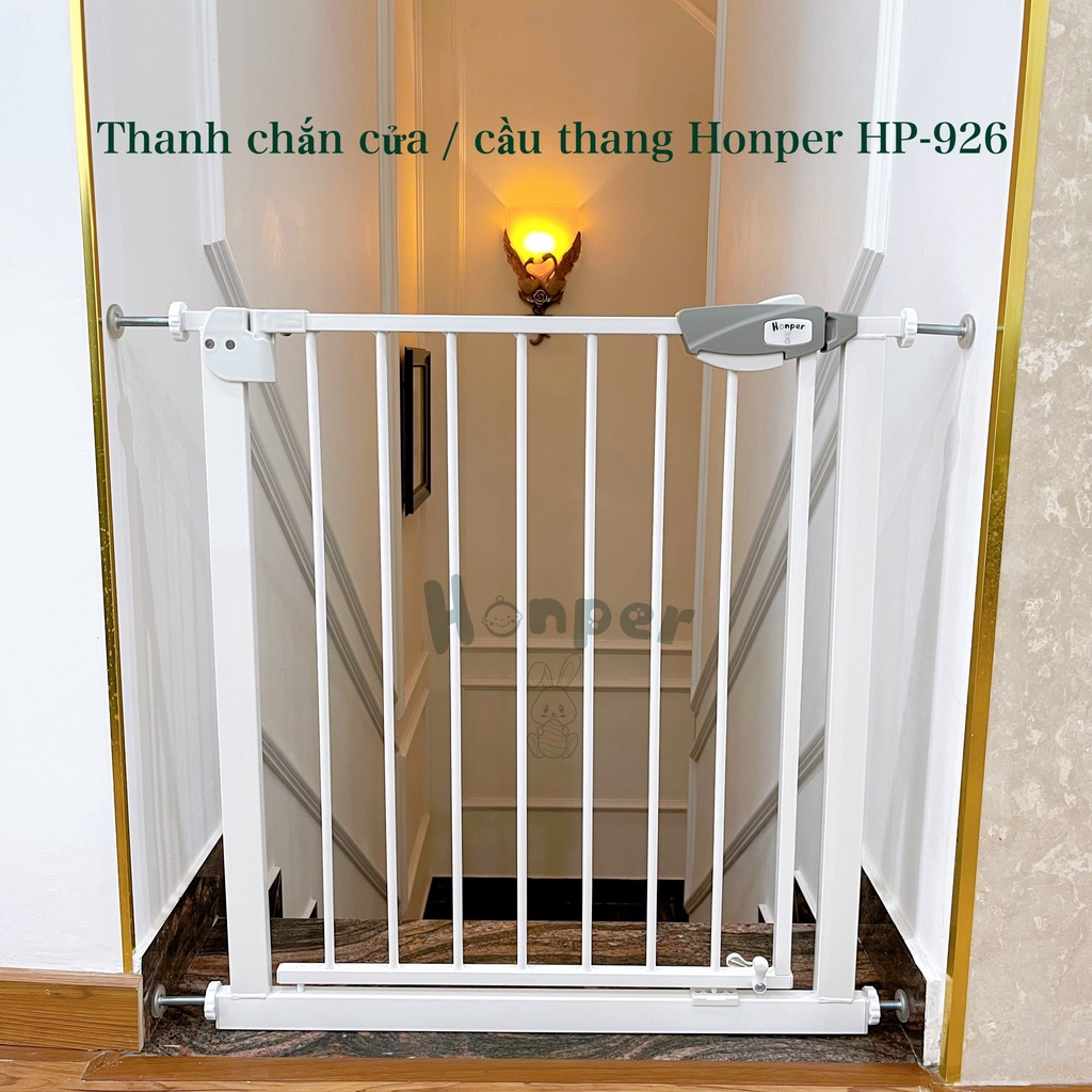 Thanh chắn cửa, thanh chắn cầu thang HONPER không cần khoan tường bé an toàn, mẹ an tâm