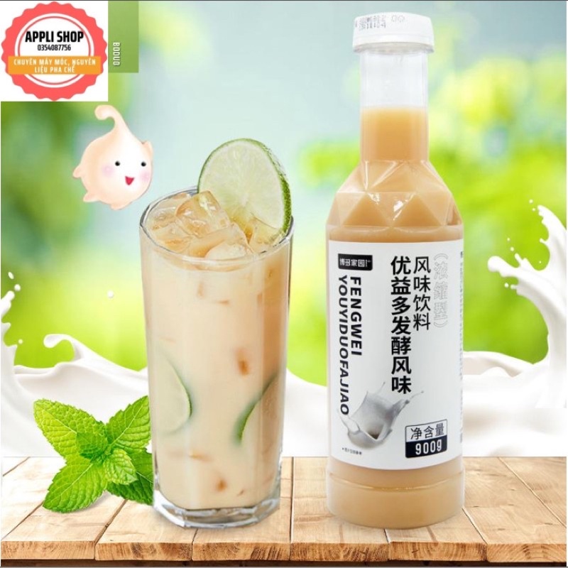 SIRO VỊ SỮA CHUA BODUO CHAI 900g