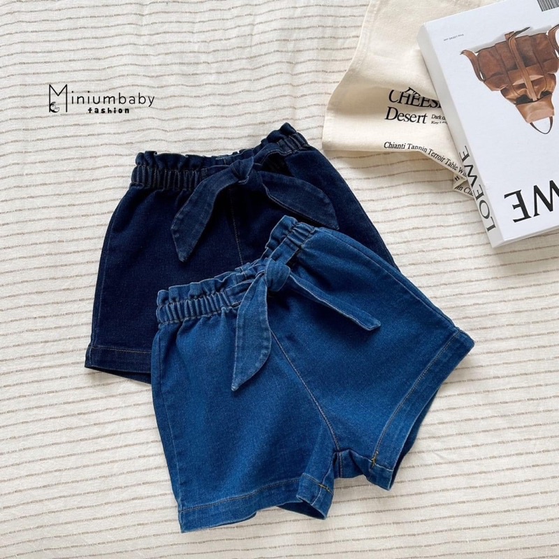 SET 2 quần sóc bò bé