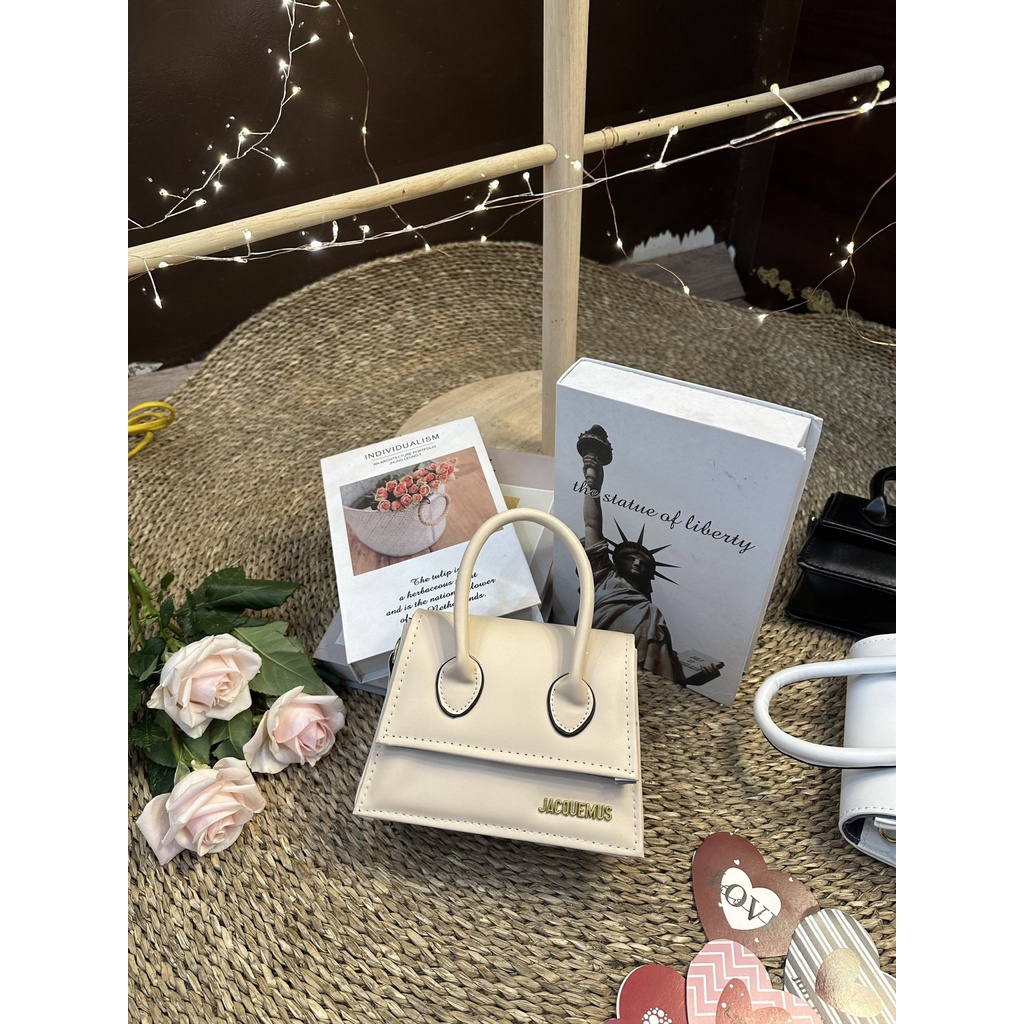 Túi xách nữ - Túi đeo chéo mini dáng hộp nữ tính sành điệu