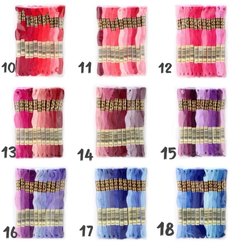 Set chỉ thêu Airo theo nhóm màu