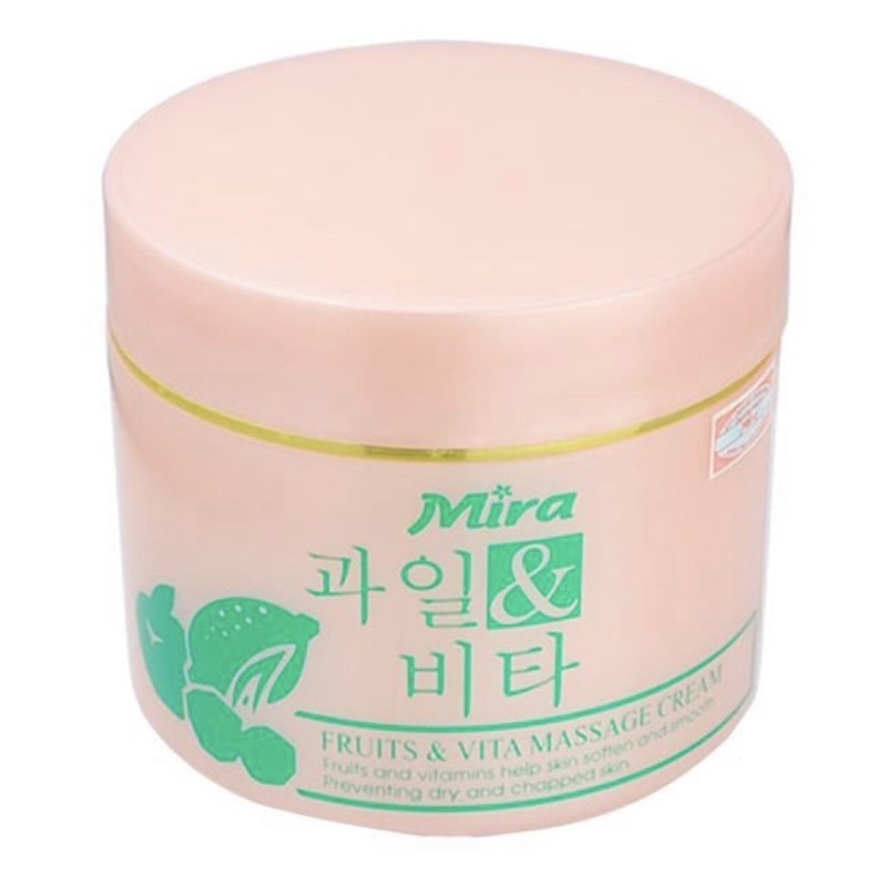 Kem massage tổng hợp Mira Fruit & Vita Massage Cream 300ml