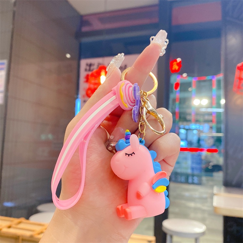 Móc khóa kỳ lân unicorn cao cấp đẹp cute hình thú dễ thương phụ kiện túi xách MK1 - Ladykiller