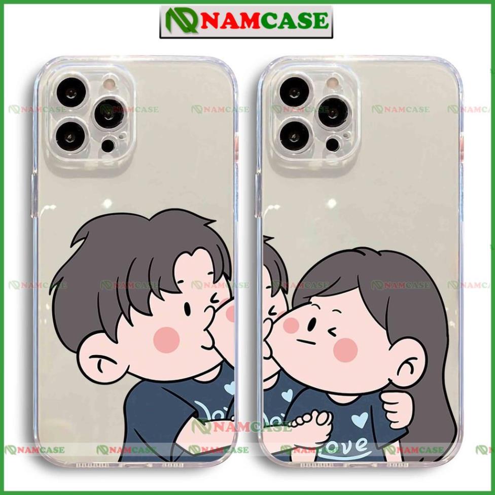 Ốp lưng iphone cặp đôi hoạt hình độc lạ ngộ nghĩnh dễ thương đẹp cho ip 6/6s/7/8/X/XS/11/12/13/14 Pro Plus Max