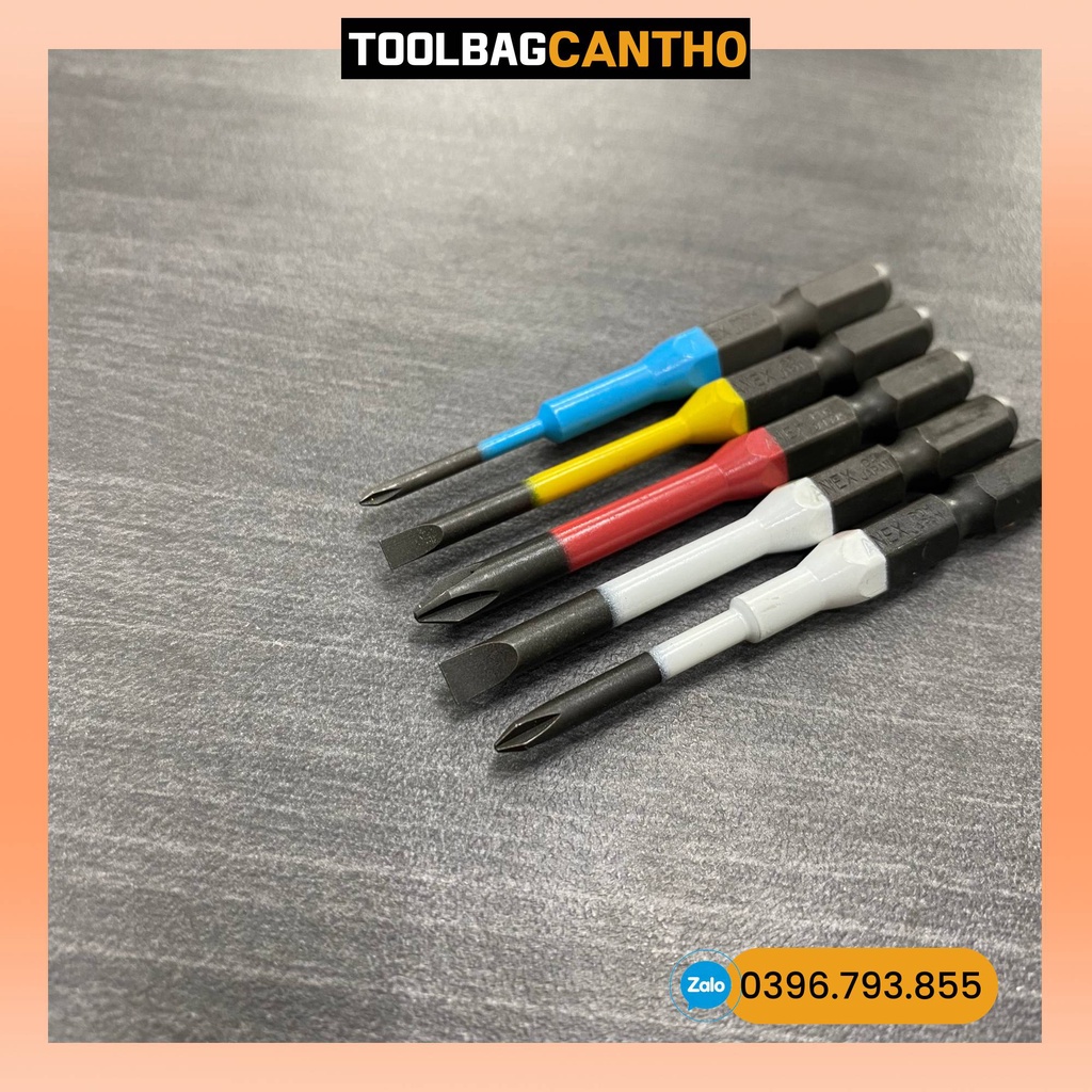 Vỉ 5 mũi vít +00,+0+1-3-4 x 65 Anex ACPM5-01