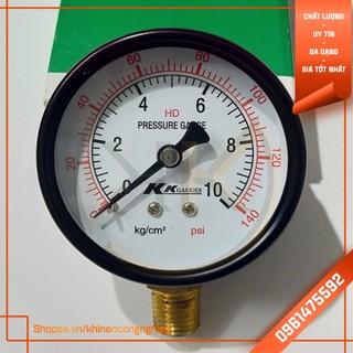 Đồng hồ hơi đo áp suất kk gauges ø 63 từ 5 ~ 50 kg