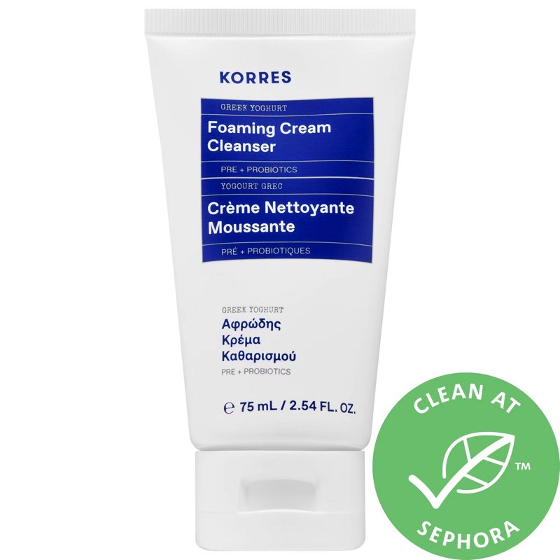KORRES 🌿 Sữa rửa mặt Greek Yoghurt Foaming Cream Cleanser