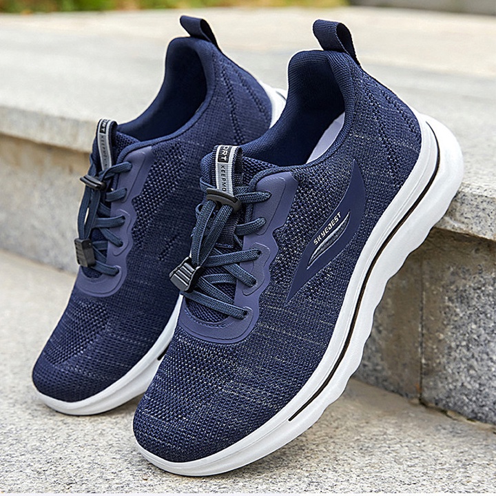 Giày thể thao nam siêu nhẹ *FREESHIP EXTRA* giày Sneakers thoáng khí đi rất êm chân GTT5608