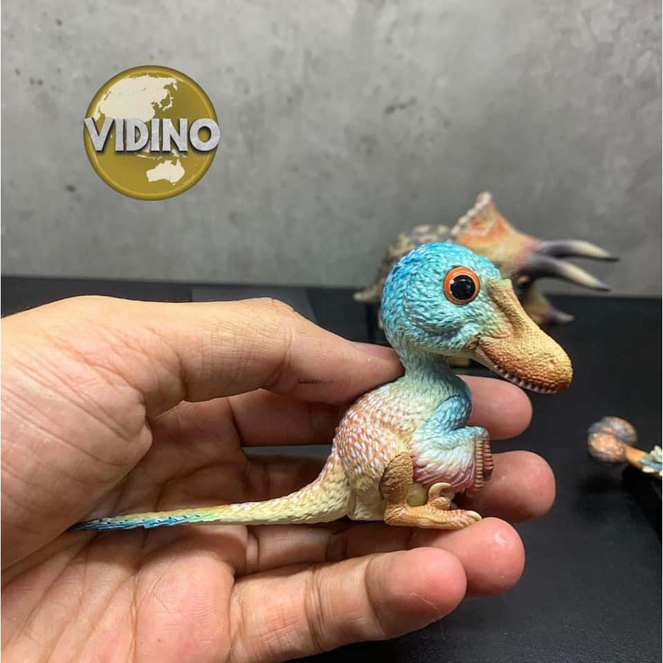 Mô hình khủng long Chibi chính hãng Round Animal