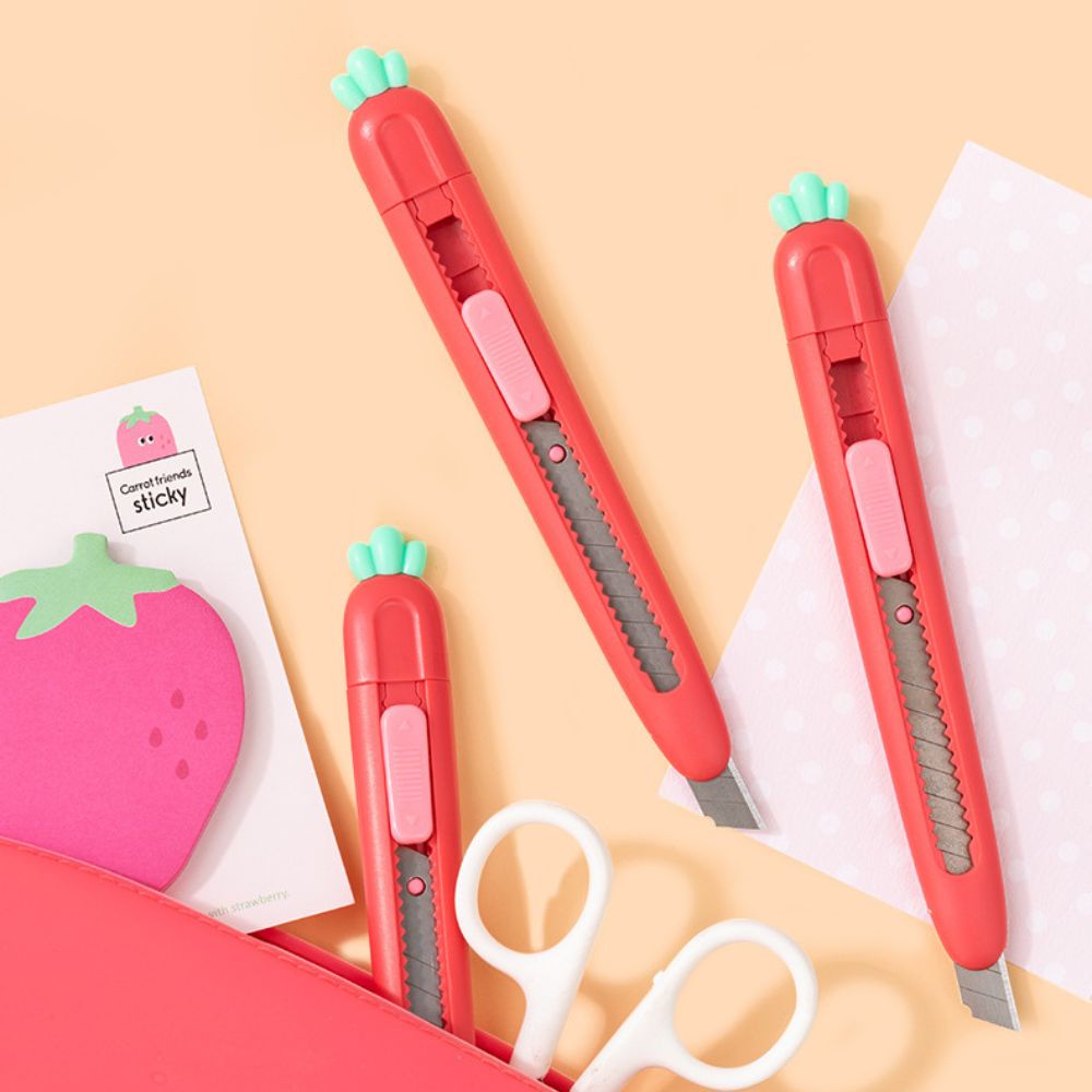 Dao rọc giấy hình dáng cà rốt, dâu tây dễ thương