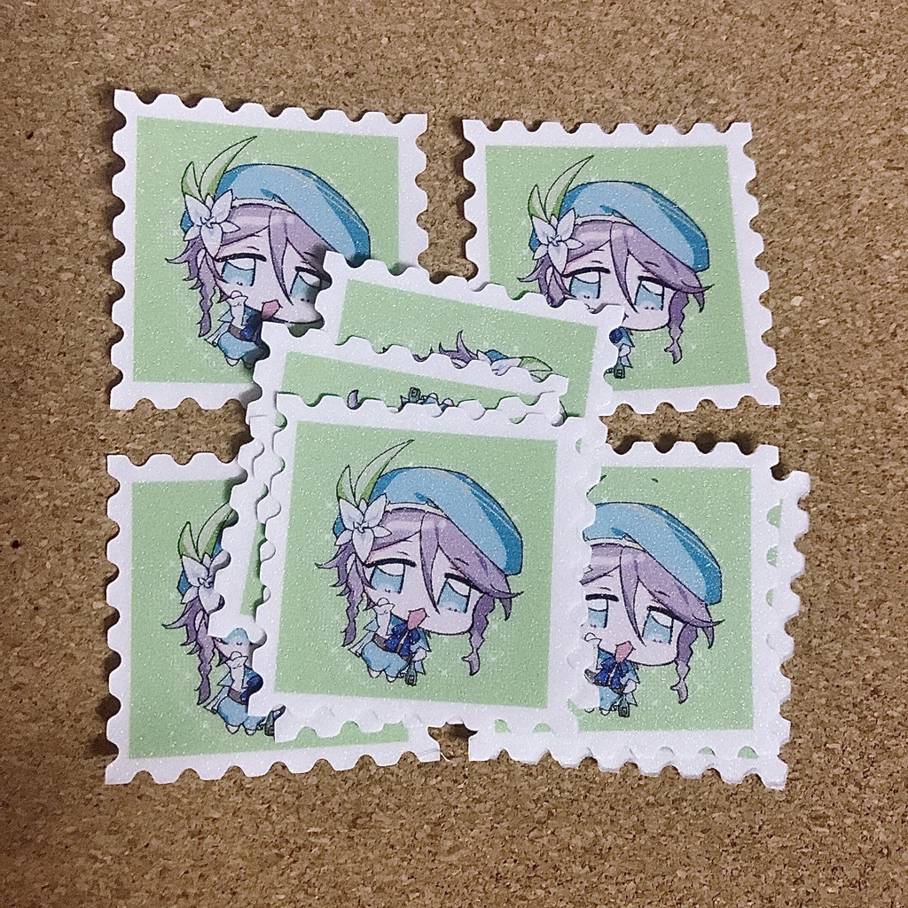 Hình dán tem Genshin Impact Venti