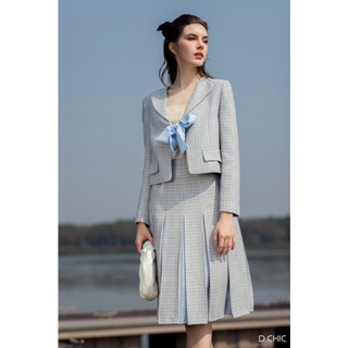 Áo khoác croptop tweed D.CHIC MS: 160581