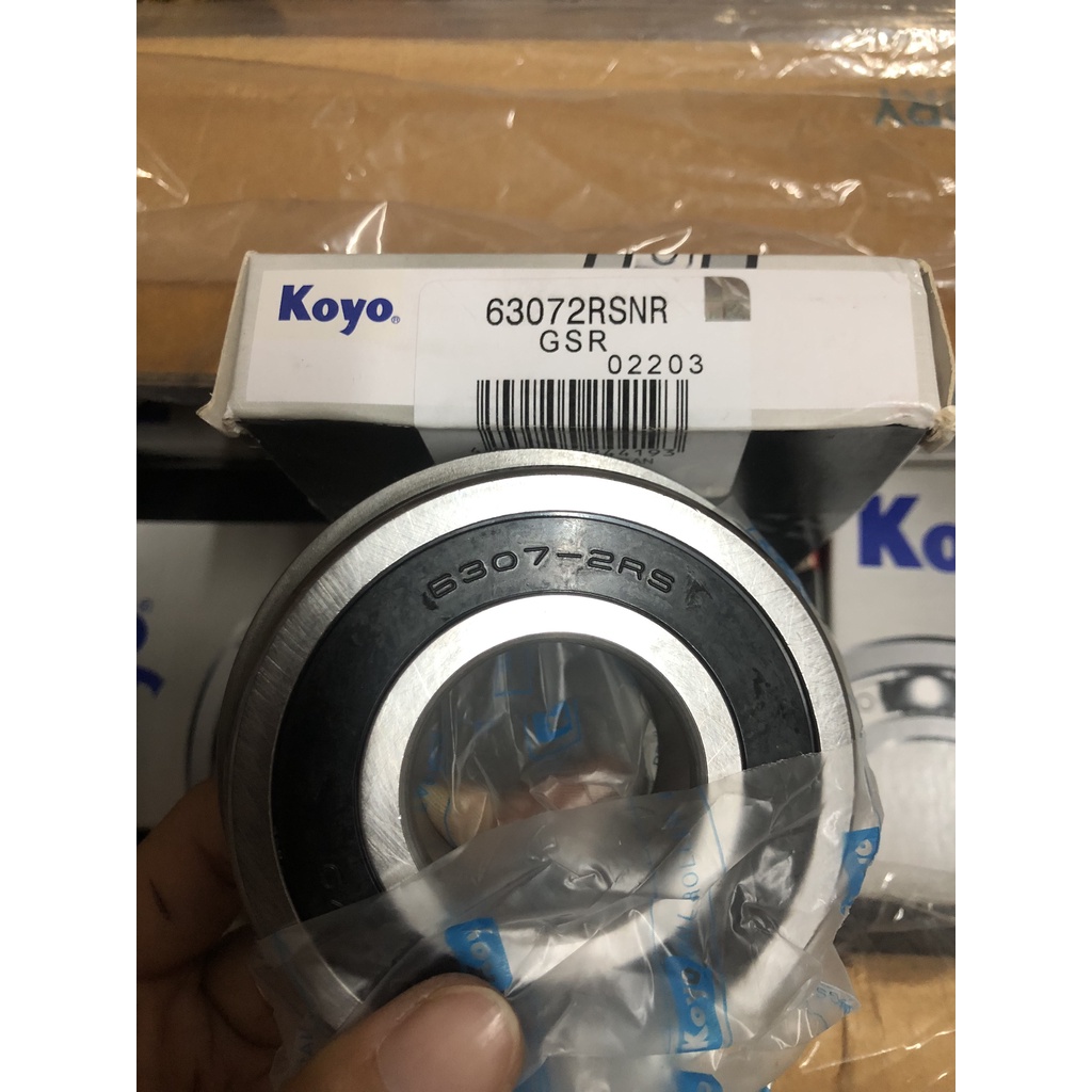 Vòng bi bạc đạn 63072RSNR KOYO (có gắn phe/fe)