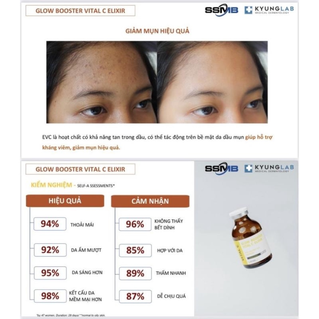 Vitamin c Kyunglab, serum trắng da vital c Kyung Lab 30ml, huyết thanh tái sinh tế bào da, xóa mụn nám, lão hóa | BigBuy360 - bigbuy360.vn