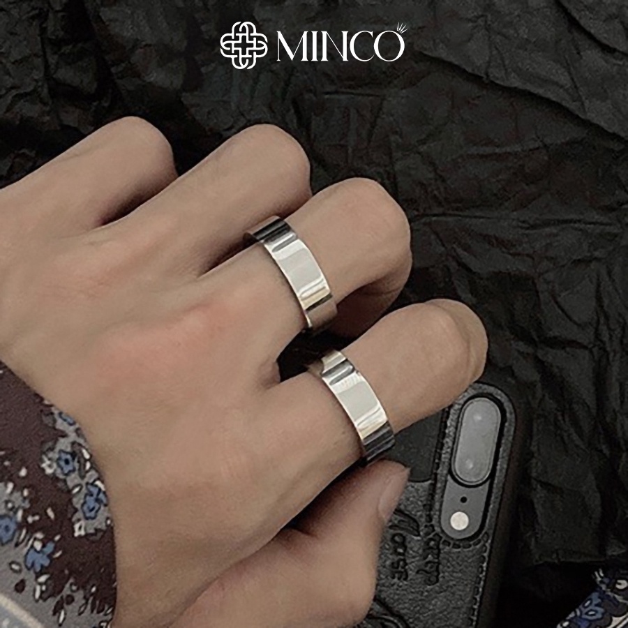 Nhẫn Nam Nữ Trơn Basic Plain Ring Minco Accessories Nhẫn Unisex Titan Không Gỉ NT87