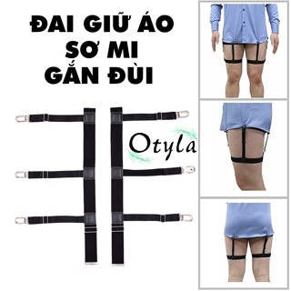 1 Cặp Đai Kẹp Giữ Áo Sơ Mi Thẳng Khi Đóng Thùng Unisex Nam Nữ Văn Phòng Otyla