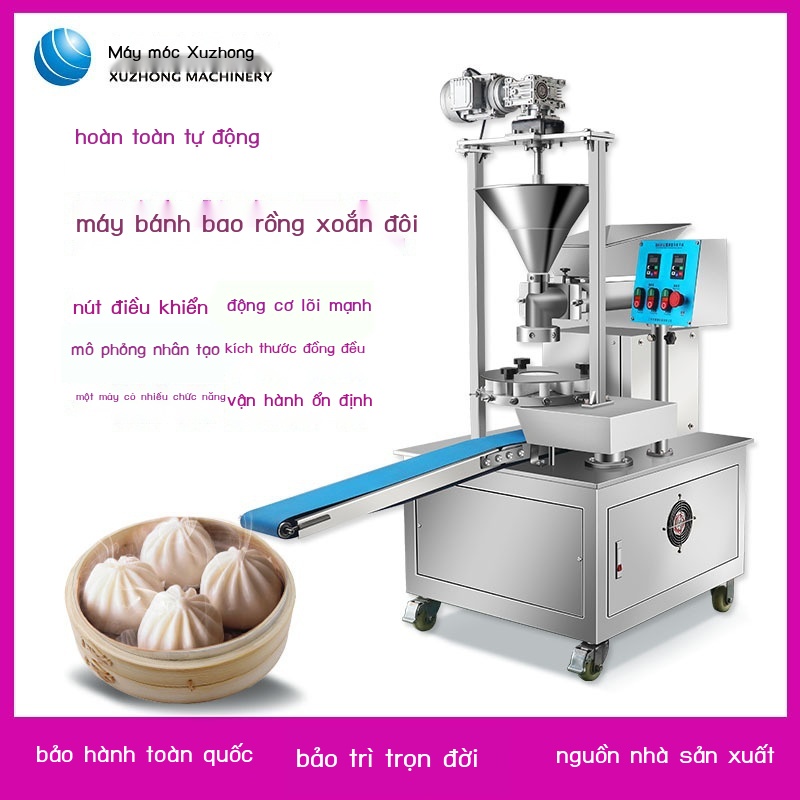 Hoàn toàn tự động thương mại quy mô nhỏ bắt chước thủ công kinh doanh bữa sáng làm đầy bánh bao bánh bao hấp bánh bao ch