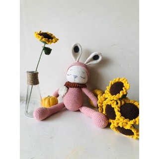 thỏ len HandMade 40cm- Sleeping Bunny Zoe