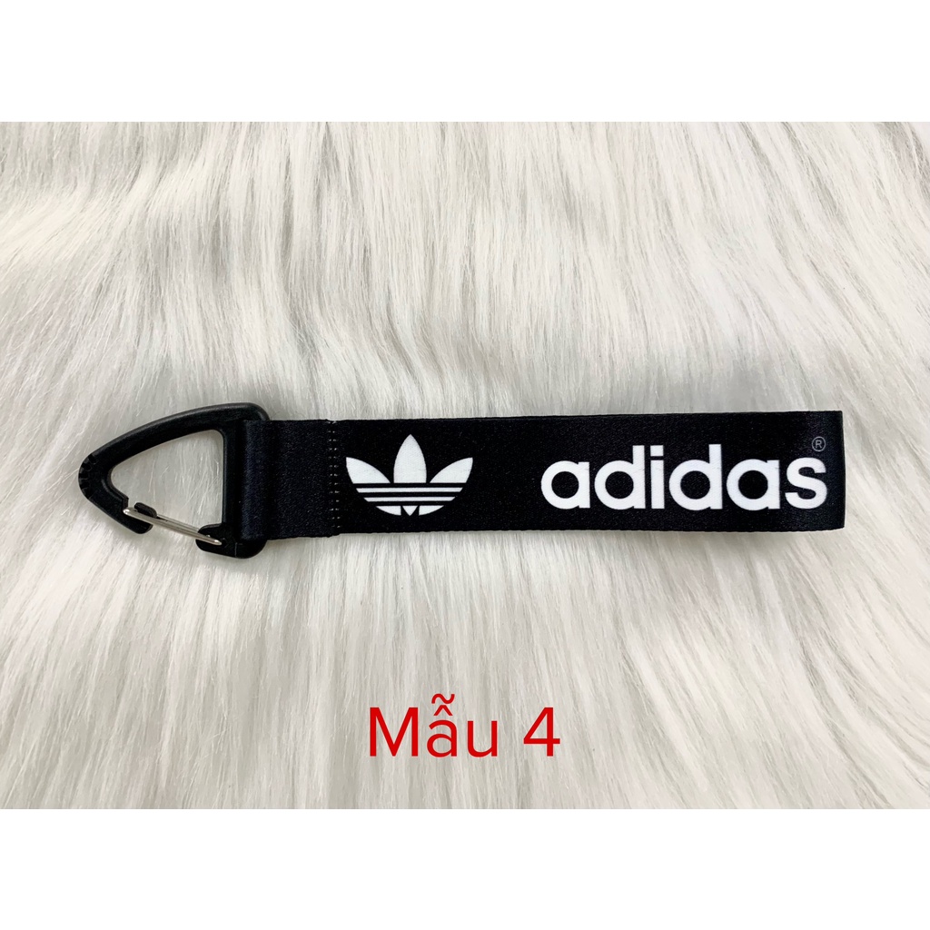 Dây móc khóa in logo Thương Hiệu 2.5cm móc tam giác, Dây Sneaker/ Dây đeo phụ kiện