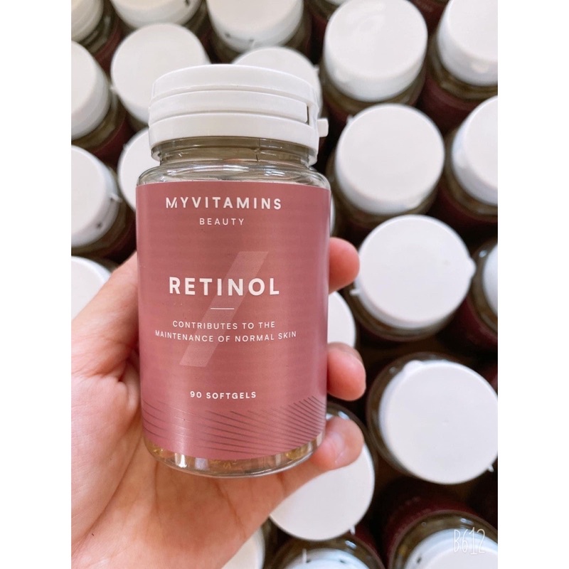 (CHÍNH HÃNG) Retinol Myvitamins Beauty 90v - Viên Uống Trẻ Hóa Da