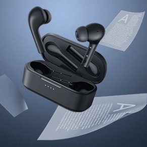 Tai nghe Bluetooth 5.1 Wenkey E2p có sạc không dây, Mic chống ồn,Chống nước IPX6