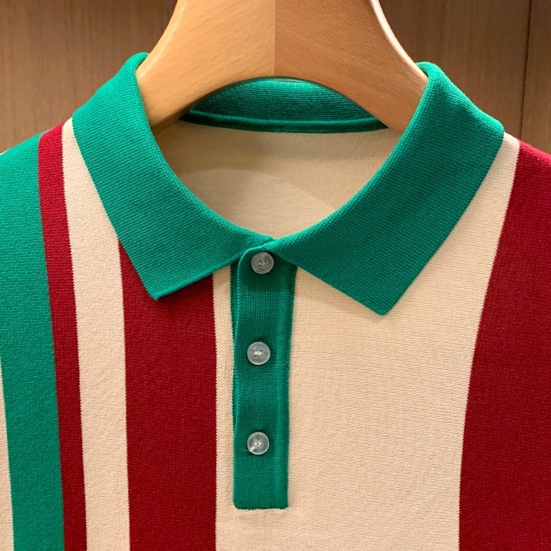 Áo Sơ Mi Tay Ngắn Dáng Ôm Thoáng Khí Họa Tiết Kẻ Sọc Size M-3xl Thời Trang Mùa Hè Trẻ Trung
