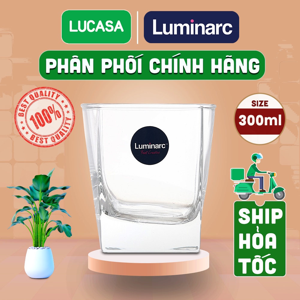 Ly Thủy Tinh Luminarc Sterling 300ml - Loại Thấp L2564 | Phân Phối Chính Hãng